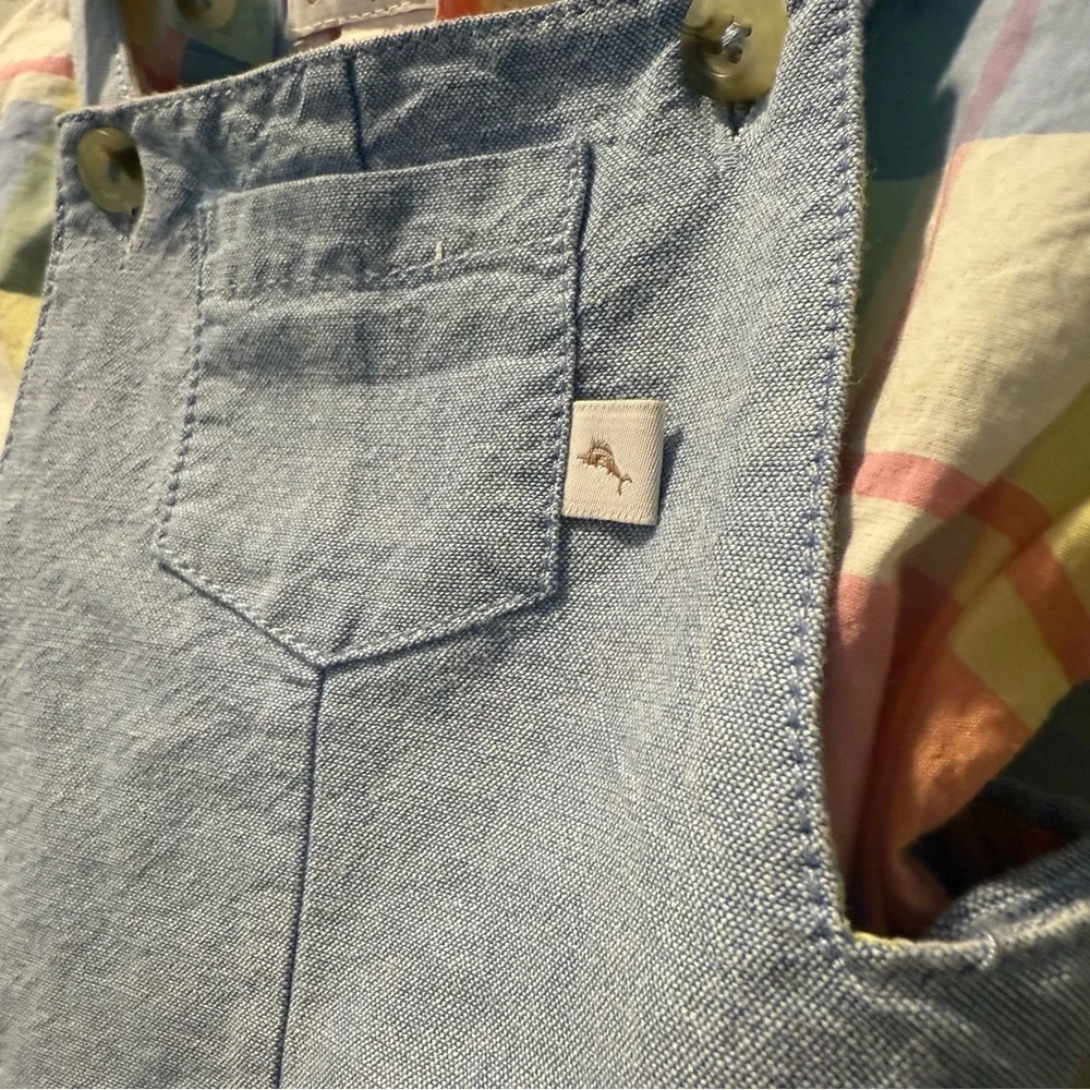 NWT Tommy Bahama‎ Boys Overall Shorts Size 6-9 mos